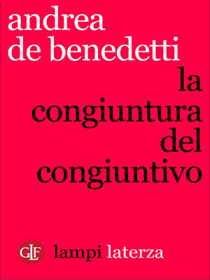 cover image of La congiuntura del congiuntivo